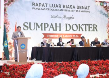 FK Unila Luluskan 102 Dokter Baru, Siap Memperkuat Layanan Kesehatan Daerah