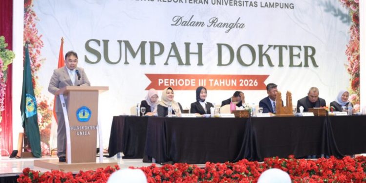 FK Unila Luluskan 102 Dokter Baru, Siap Memperkuat Layanan Kesehatan Daerah