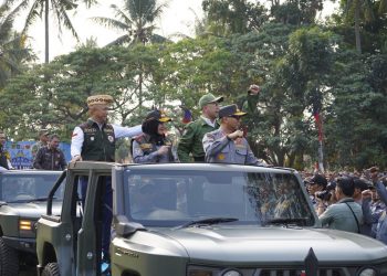 Ribuan Satlinmas se-Lampung Dikukuhkan, Perkuat Sinergi Jaga Keamanan
