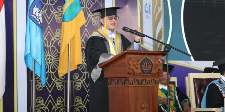 Dua Orasi Ilmiah Warnai Dies Natalis ke-61 Unila, Dari Hilirisasi hingga Visi Academic Impact