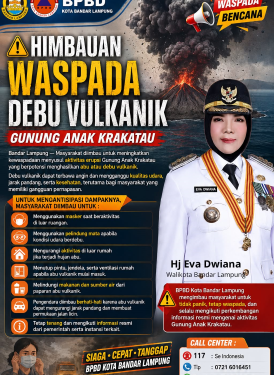 Debu Vulkanik Anak Krakatau Menyebar, BPBD Imbau Warga Gunakan Masker