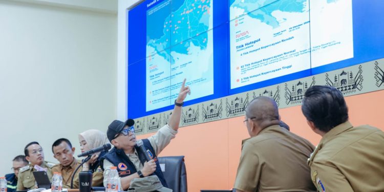Mirza Perintahkan Percepatan Pemadaman Karhutla, Way Kambas Jadi Prioritas